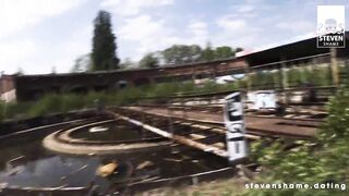 LULLU GUN gets screwed by Jason in an abandoned railway