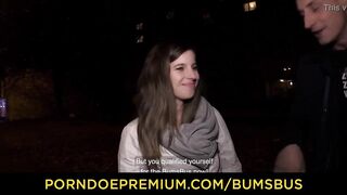 BUMS BUS - Cute long tit German newbie Vanda Angel picked