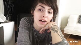 Sweet Sloan Fucks That Bushy Twat with Sex Vibrator