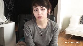 Sweet Sloan Fucks That Bushy Twat with Sex Vibrator