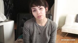 Sweet Sloan Fucks That Bushy Twat with Sex Vibrator