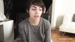 Sweet Sloan Fucks That Bushy Twat with Sex Vibrator