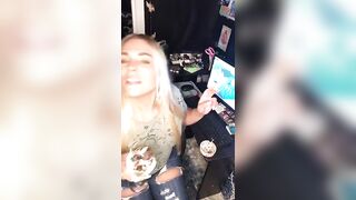 From Instagram Live @goldensmokingmodels