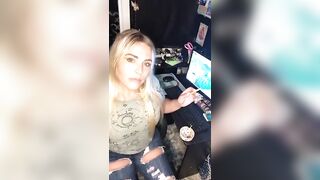 From Instagram Live @goldensmokingmodels