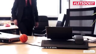 LETSDOEIT - Cheeky twat with mouth Kylie Kay Bangs At The Office