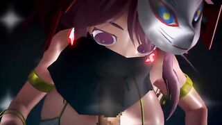 【MMD R-barely legal SEX DANCE】TASTY PERVERSE BOOTY SWEET SATISFACTION INSANE DELICIOUS ASS おいしいお尻 [MMD]