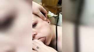 ~☆ShyDemonEye☆~Big Titty Gothic red haired Loves Sucking Off Her Masters Cock