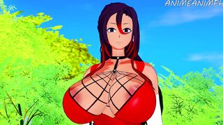 Konosuba Cartoon: Sylvia Offer You A Boobjob With Her Long Titties