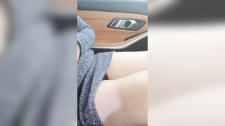 VEHICLE SEX Step Milf Throwing it back on 8 Inch Huge Cock inside her FAVOURITE Position (Doggy Style)