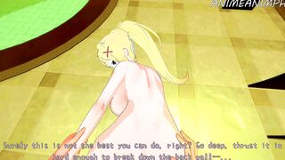 Konosuba Anime: Darkness Long Booty Gets Nailed inside Doggy Style