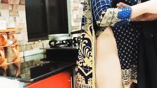 House Fiance Booty nailed into Kitchen By Older Hubby