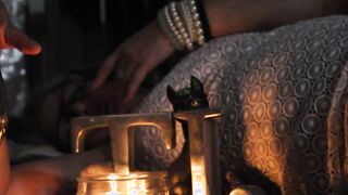 The Canna Lovers ~ Natural Big Titted Cougar Begs for Husband's Cock during Foreplay Photoshoot