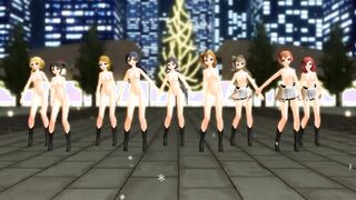 [MMD] lovelive! Snow halation! [R-18]