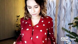 Brother's ex-wife blows my penis by the Christmas tree. True