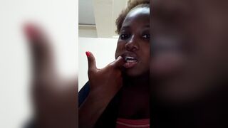 Cleaning Teeth After Giving Fellatio Inside Outside Toilet To Co Worker At The Office