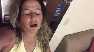 White whore wifey DejaBlueX gets her asshole gaped by thick big black cock then does sloppy booty to mouth