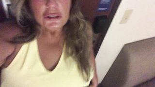 Cheating white fiance DejaBlueX records herself groaning while I eat her snatch and rubs her long melons