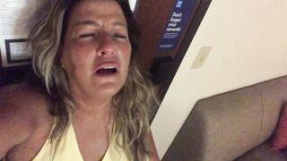 Cheating white fiance DejaBlueX records herself groaning while I eat her snatch and rubs her long melons