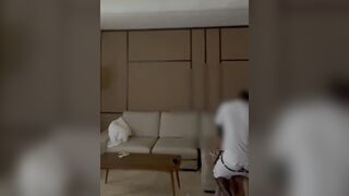 Having Fun with hotel staff
