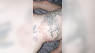 Tattoo milf doggy style
