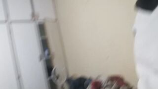 SUCKING OFF A LONG FAT SHINY COCK BJ