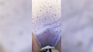 mom pisses lingerie and then blows it up