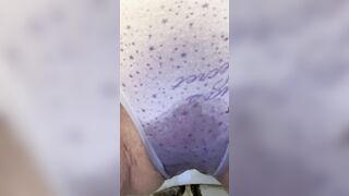 mom pisses lingerie and then blows it up
