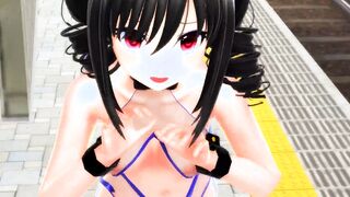 [SEX-MMD] Ranko Kanzaki ready to screwed [R-18]