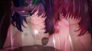 【MMD R-teenagers SEX DANCE】SWEET DELICIOUS BUTT INSANE DELICIOUS SATISFACTION ハードセックス [MMD]