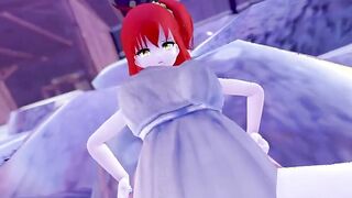 【MMD R-teenie SEX DANCE】HOT BIMBOS RIDE ON HUGE PENIS INSANE CHOCOLATE激しいセックス[MMD R-18]