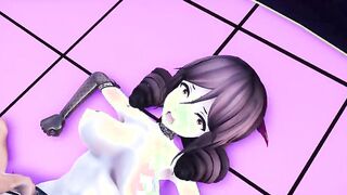 【MMD R-teen SEX DANCE】HOT BOOTY SLUTTY WOMEN GETS LONG PENIS SWEET PLEASURE激しいセックス[MMD R-18]