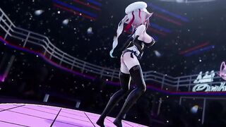 【MMD R-teen SEX DANCE】HOT DANCE AND INSANE SEX WOMEN DANCES AND FUCKS INTENSELYホットな女の子[MMD R-18]