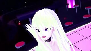 【MMD R-18 yo SEX DANCE】GIRL DANCES AND SINGS NUDE WAITING FOR HIS HUGE DICK チカカリエンテ [MMD R-18]