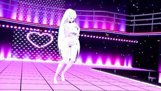 【MMD R-18 yo SEX DANCE】GIRL DANCES AND SINGS NUDE WAITING FOR HIS HUGE DICK チカカリエンテ [MMD R-18]