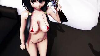 【MMD R-teenie SEX DANCE】INTENSE HOTTIE SEX EROTIC BUTT SWEET INSANE SATISFACTION ホットお尻 [MMD]