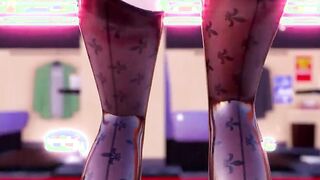 【MMD R-barely legal SEX DANCE】BIG CUTIE PINK PENIS THE HUGE BOOBS OF THE CUTIE WHITE GIRLホットガール[MMD R-18]