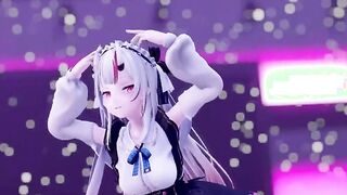 【MMD R-eighteen SEX DANCE】WHITE CHICK SHOWS HER LONG BOOTY AND FUCKS INSIDE INSANE RIDING激しいセックス[MMD R-18]
