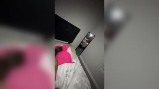 Pounding black 18 yo cunt from the back until she squirts
