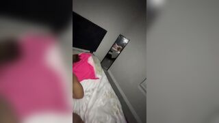 Pounding black 18 yo cunt from the back until she squirts