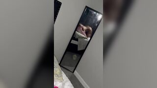 Pounding black 18 yo cunt from the back until she squirts