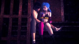NIGHT SEX WITH JINX, CUM ON HER FACE | LEAGUE OF LEGENDS