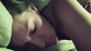 Amazing Amateur Santa With LONG JUGS BEGS For More Cum in her ! point of view !