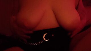 ~☆ShyDemonEye☆~ Strip Teases and Plays with Huge Irresistible Breasts