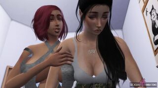 She ends up with her bf and her friend inside love Consuela her with lesbo sex - SHA