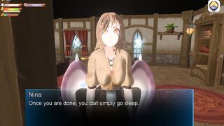 Fem Dom Succubus uses you as a sperm machine