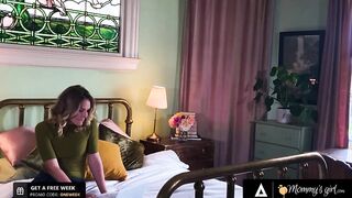 MOMMYSGIRL Turned On School Girl Abroad Squirts While Masturbating On Film Call