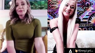 MOMMYSGIRL Turned On School Girl Abroad Squirts While Masturbating On Film Call