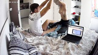 Amateur Dark Hair European Women Hottie at Sucking Off & Hand Job