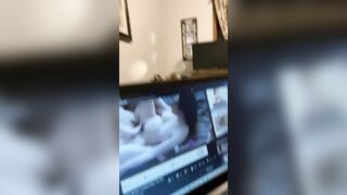 Watching lesbo porn and treating myself on my 30th birthday