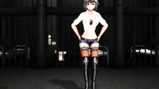 Sakuya dance and fucked Meiling